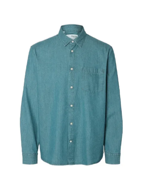 SELECTED cotton denim shirt