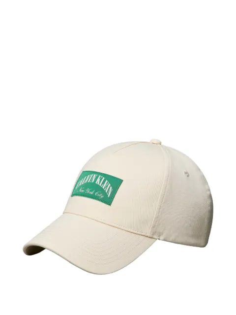 Calvin Klein Heritage crest-patch baseball cap