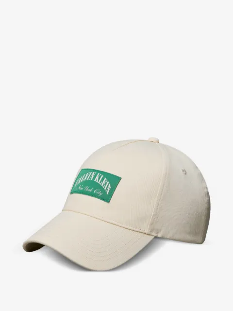 Calvin Klein Heritage crest-patch baseball cap