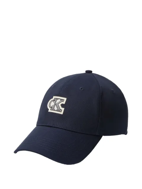 Calvin Klein logo-patch baseball cap