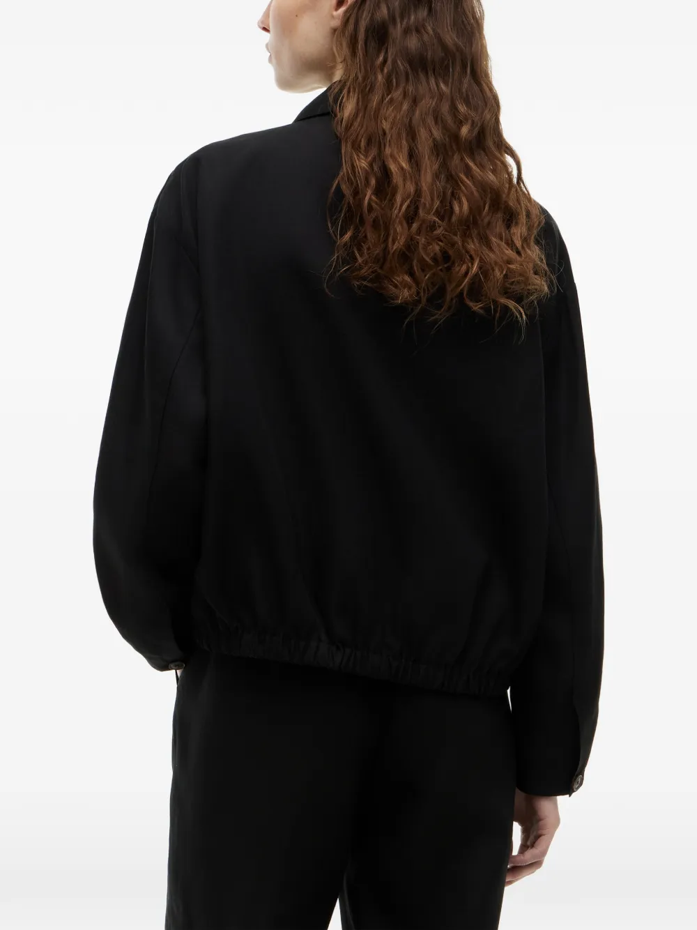 Tommy Hilfiger Button-up jack met elastische zoom Zwart