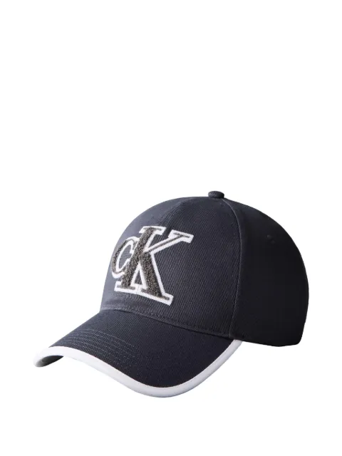 Calvin Klein logo-patch baseball cap