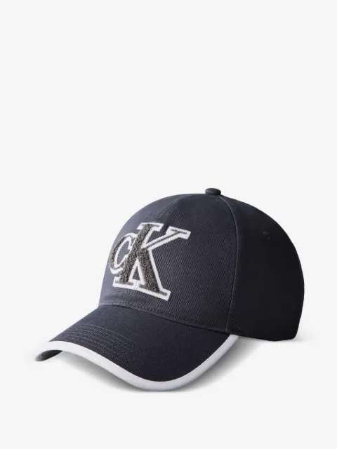Calvin Klein logo-patch baseball cap