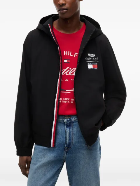 Tommy Hilfiger x Cadillac Formula 1® logo-print hooded jacket
