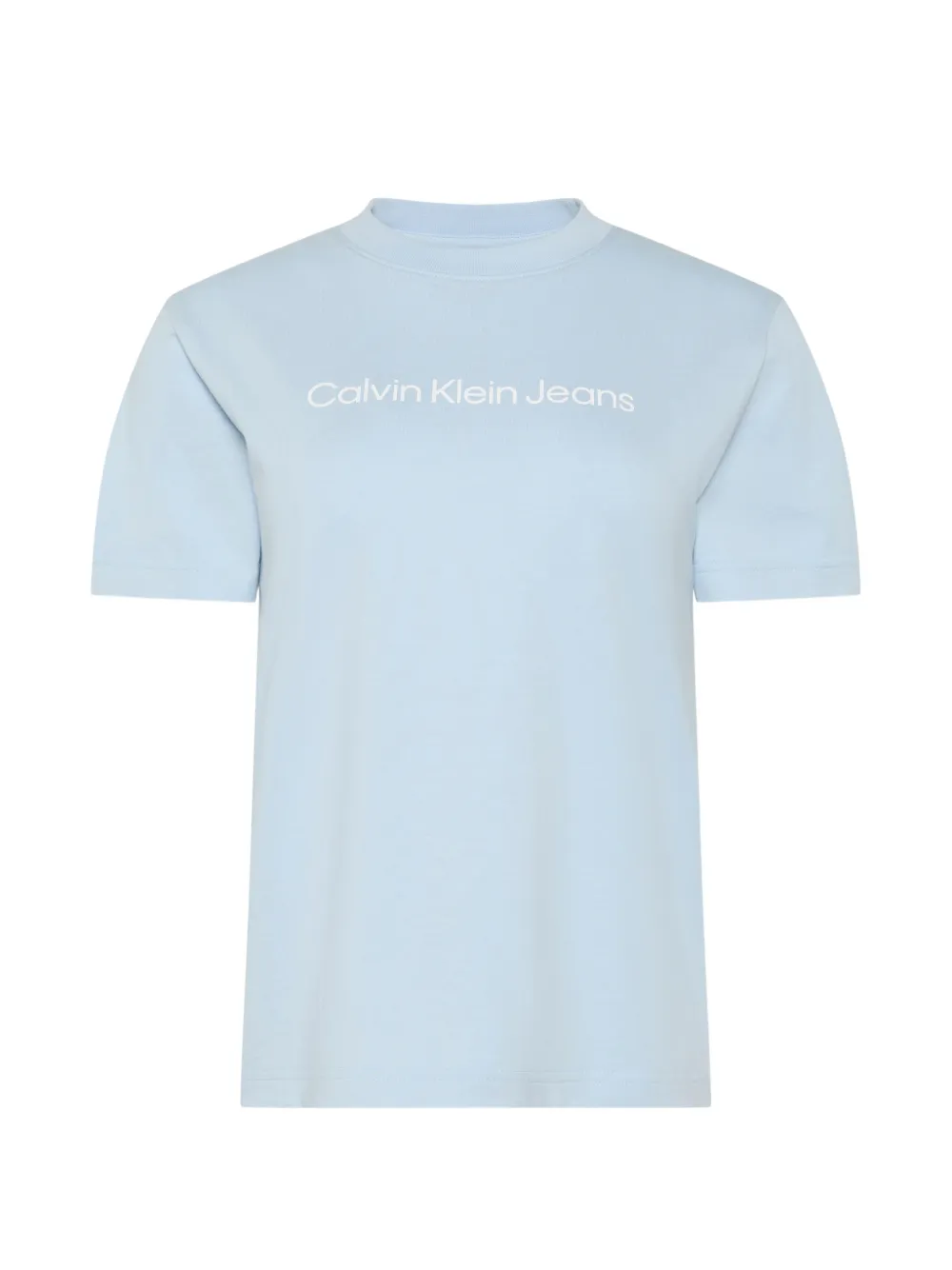 Calvin Klein Logo-print T-shirt In Blue