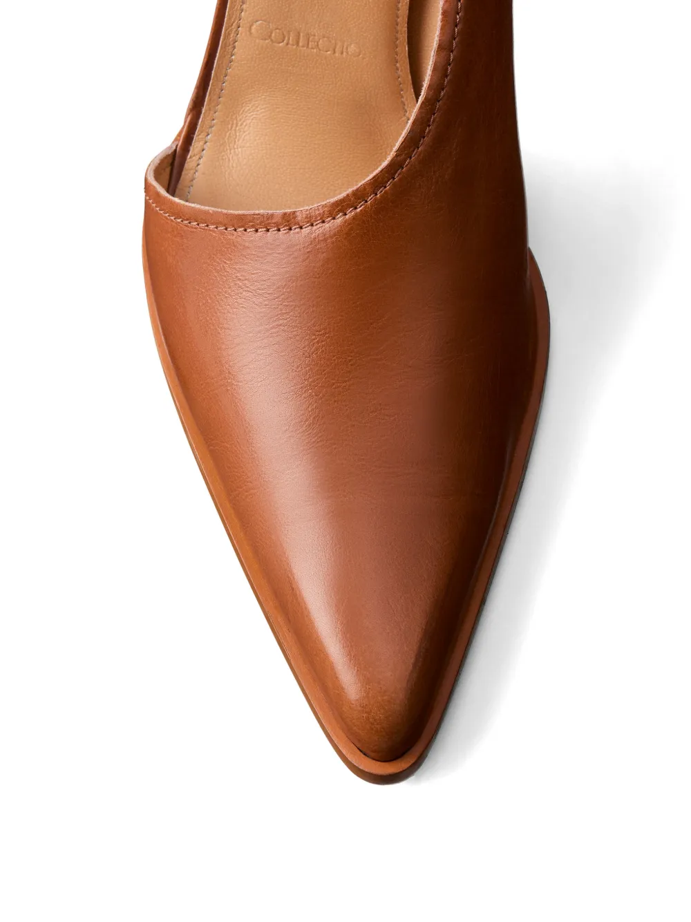 Calvin Klein pointed-toe d'Orsay pumps Bruin
