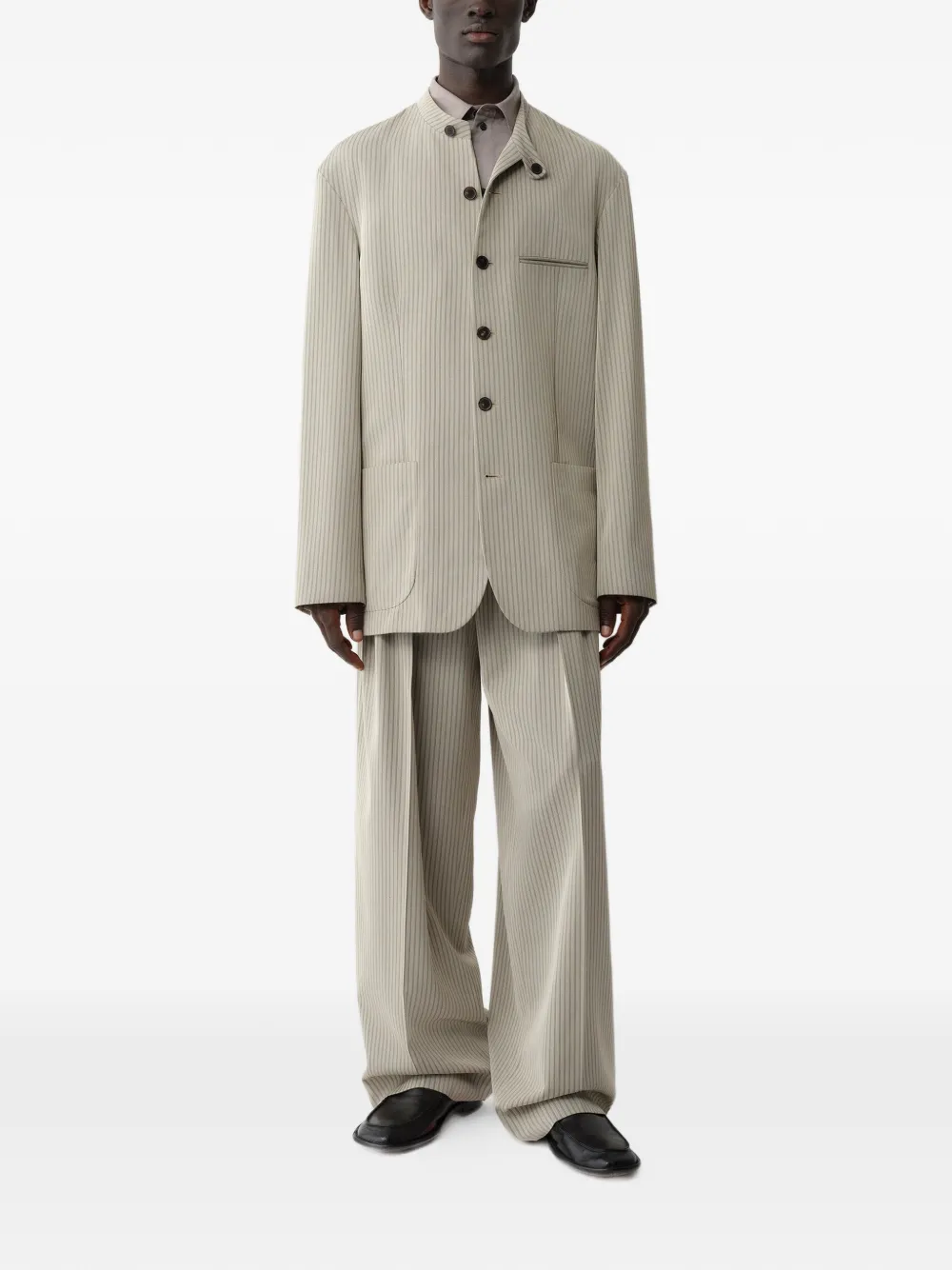 Calvin Klein Broek met krijtstreep Beige