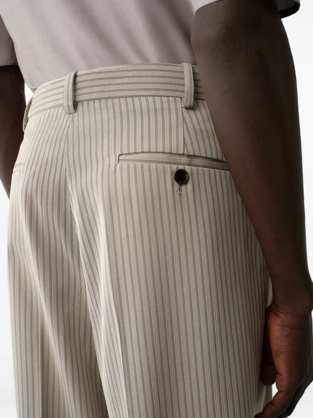 Calvin Klein Broek met krijtstreep Beige