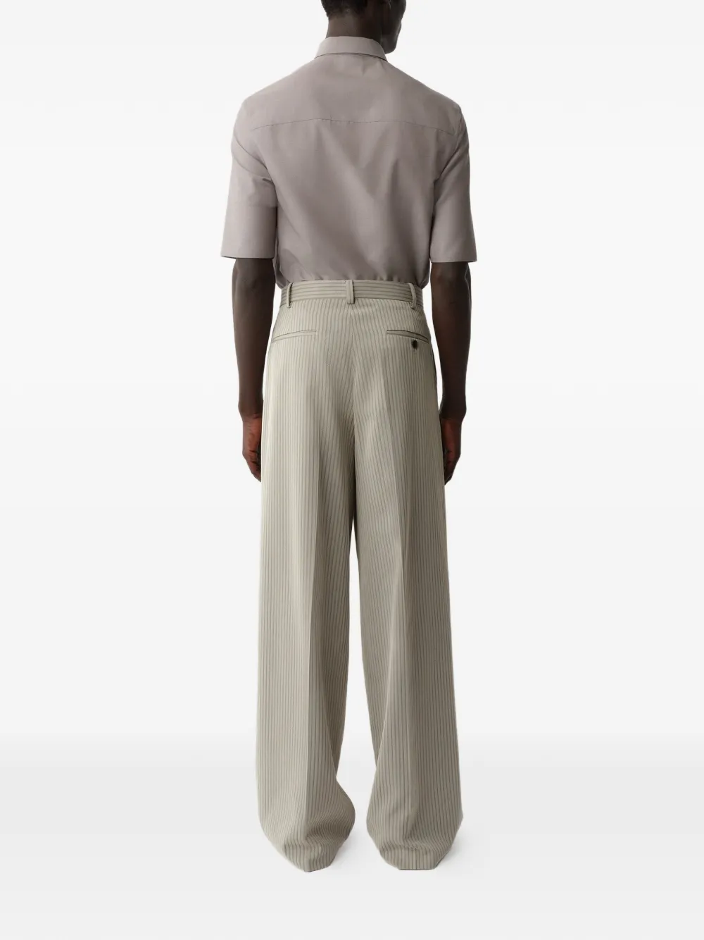Calvin Klein Broek met krijtstreep Beige