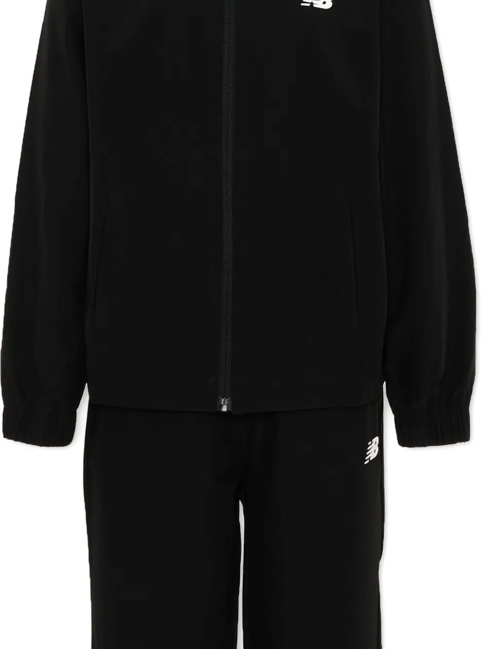 New Balance Kids Trainingspak met logoprint Zwart