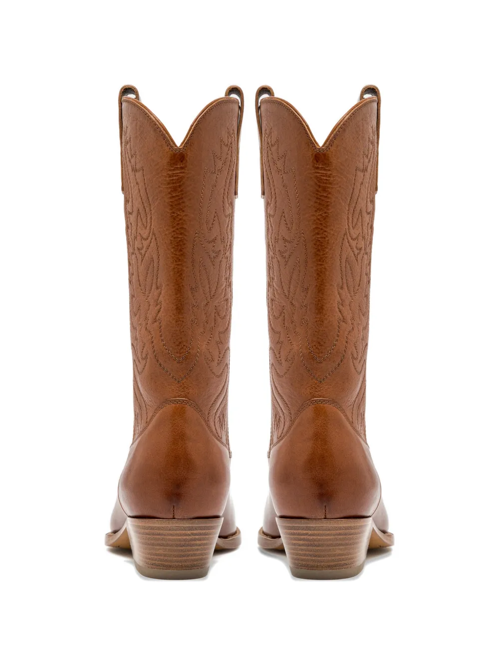 Buttero embroidered leather boots Bruin
