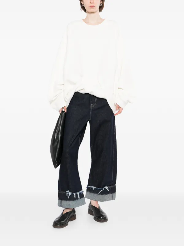 Marina Yee カットオフエッジ ジーンズ | ブルー | FARFETCH JP