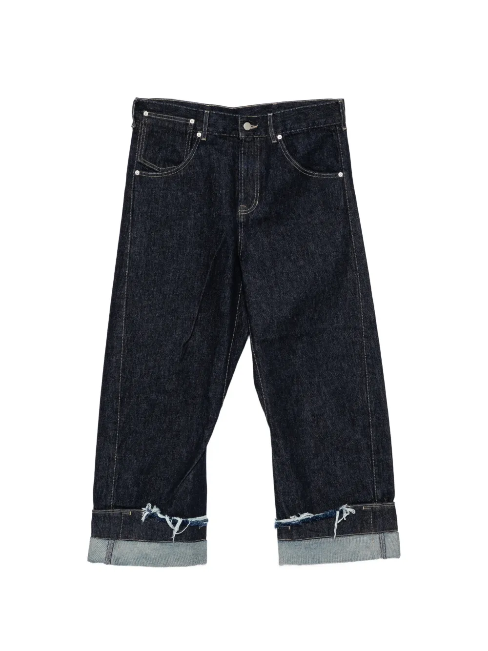 marina yee raw-cut jeans - Blau