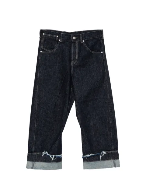 marina yee raw-cut jeans
