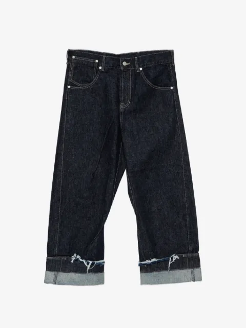 marina yee Jeans con taglio a vivo