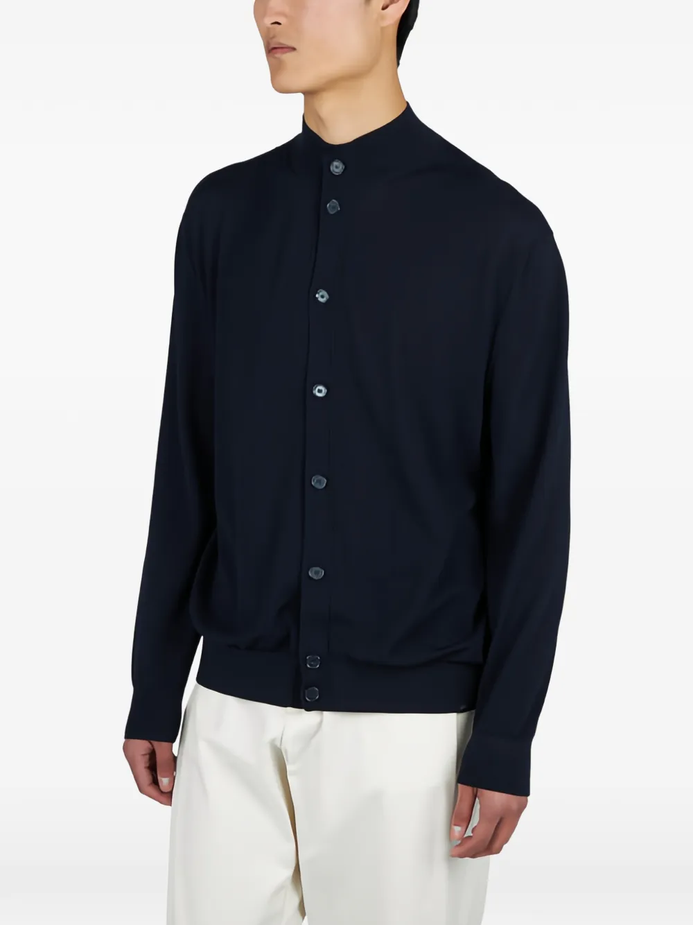 Paul & Shark Button-up vest Blauw