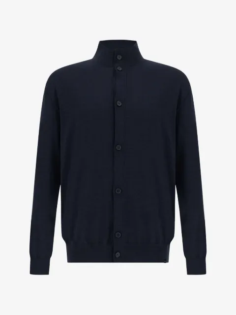 Paul & Shark high-neck button-up cardigan