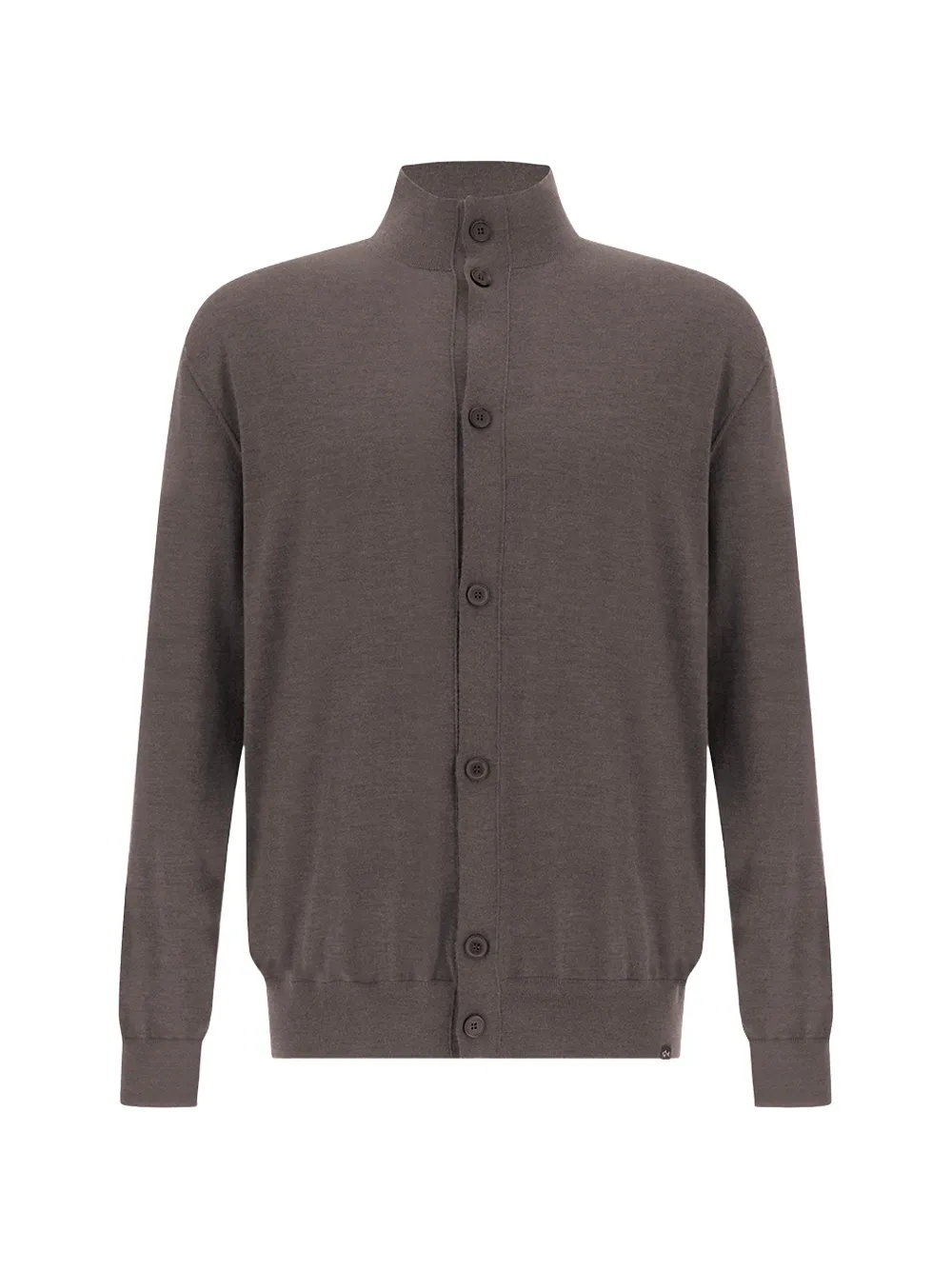 Paul & Shark high-neck button-up cardigan - Brown