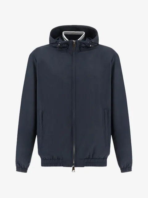 Paul & Shark hooded microfiber jacket
