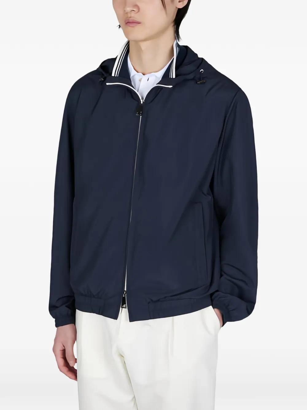 Paul & Shark Jack van microvezel met capuchon Blauw