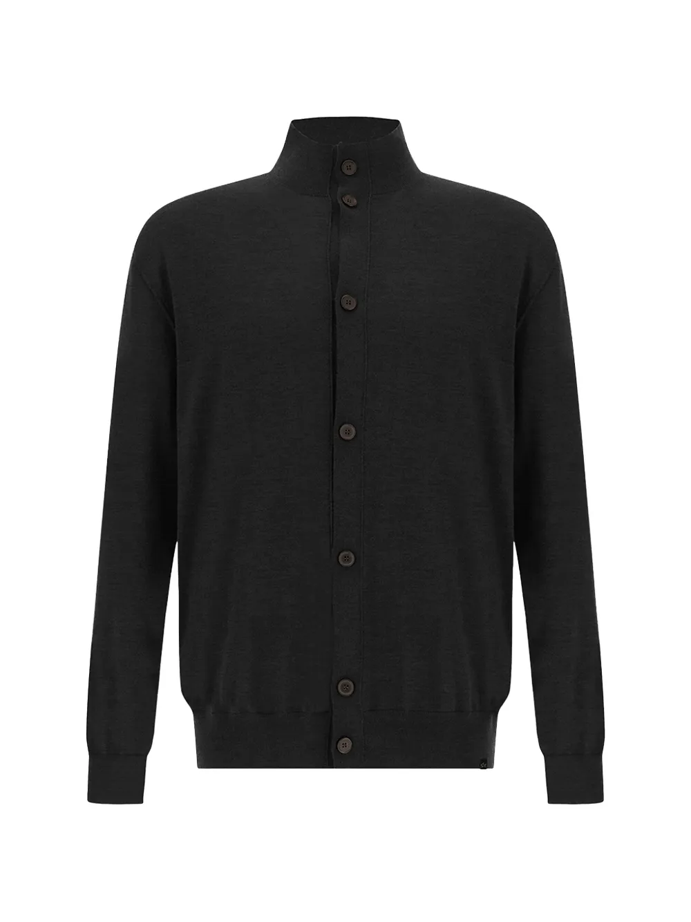 Paul & Shark high-neck button-up cardigan - Nero