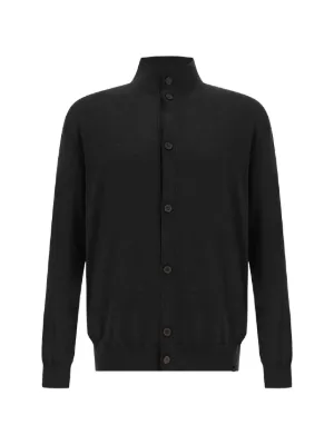 Moose Knuckles Colson Cardigan | Black | FARFETCH JO