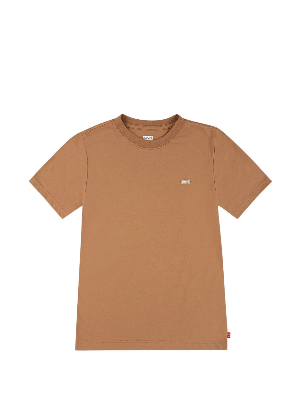 Levi's Kids logo-patch T-shirt - Marrone