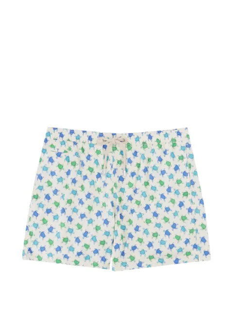 MC2 Saint Barth Lighting Micro turtle-print drawstring swim shorts