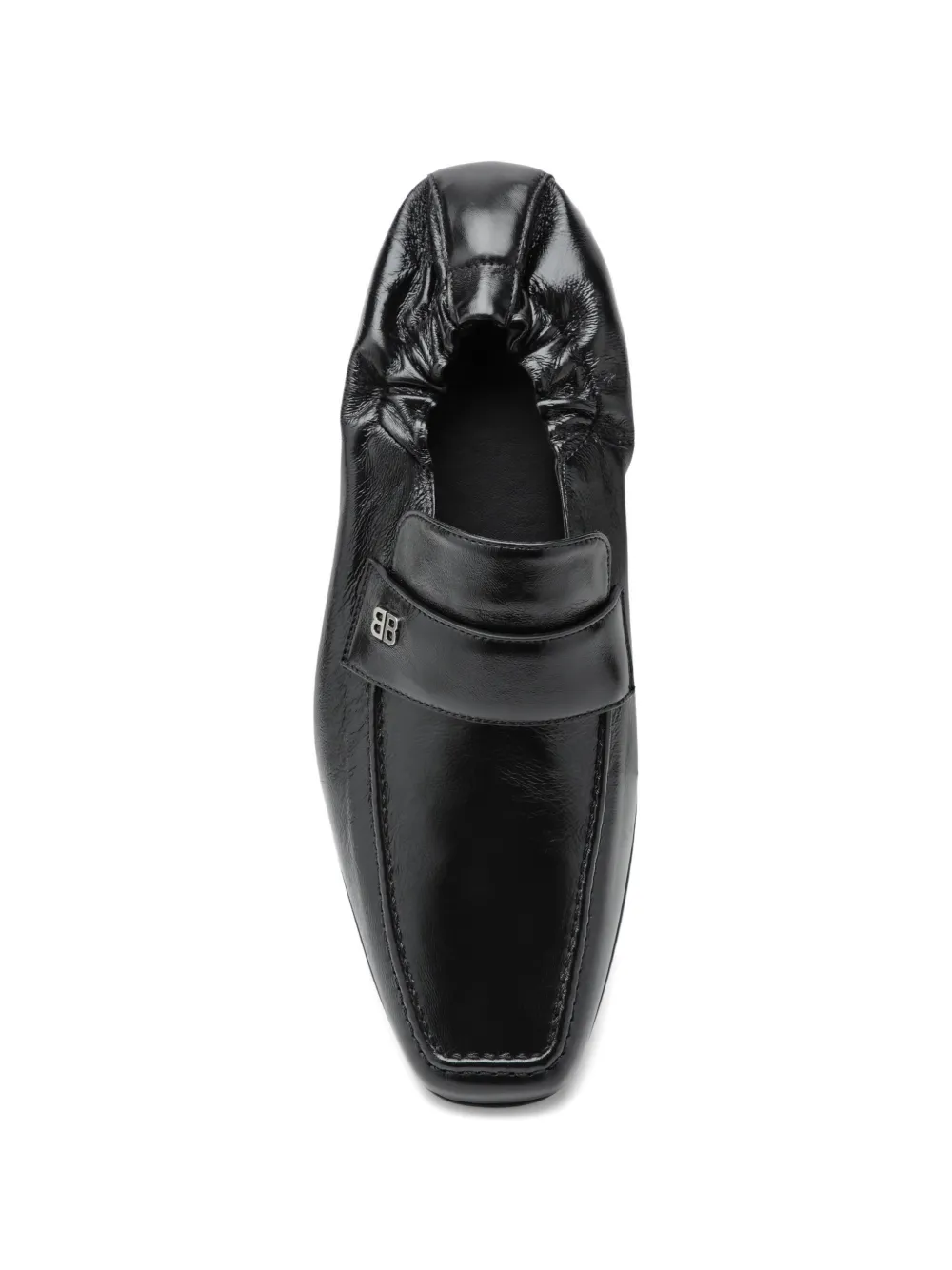 Balenciaga Palermo BB logo-plaque loafers Zwart