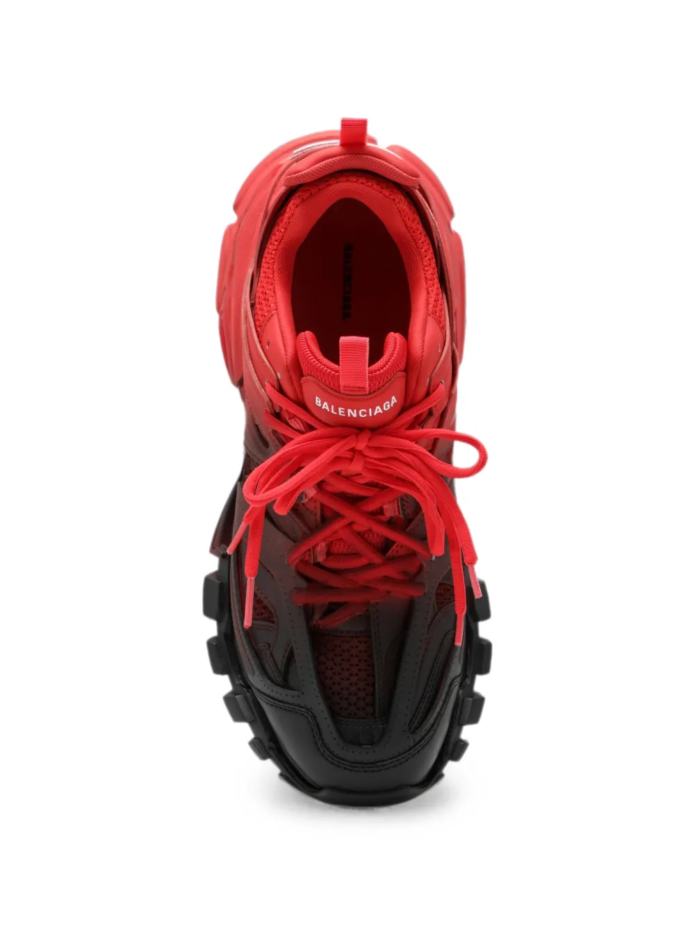 Balenciaga Track gradient panelled sneakers Rood