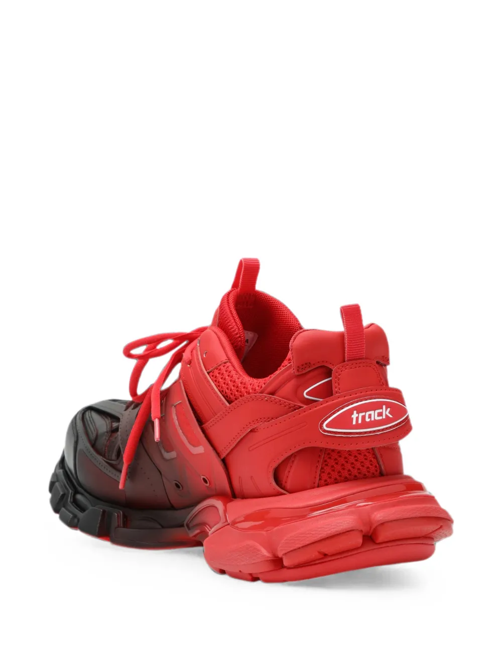 Balenciaga Track gradient panelled sneakers Rood