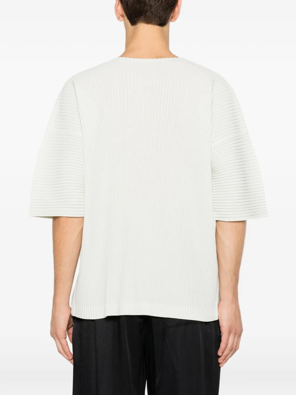 Homme Plissé Issey Miyake Monthly Colors May geplooid T-shirt Groen