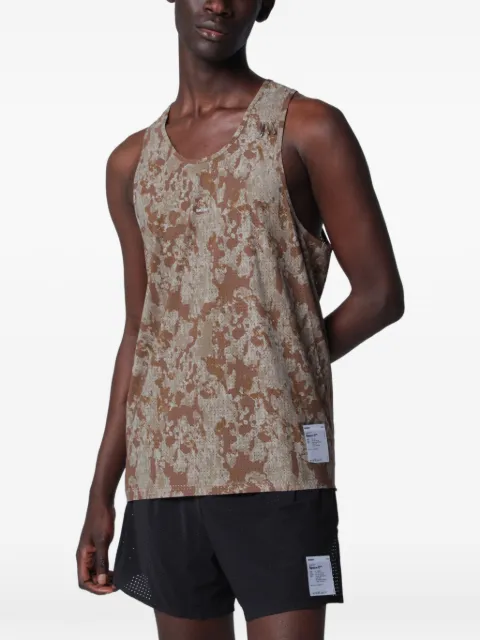 Satisfy Space-O camo-print vest