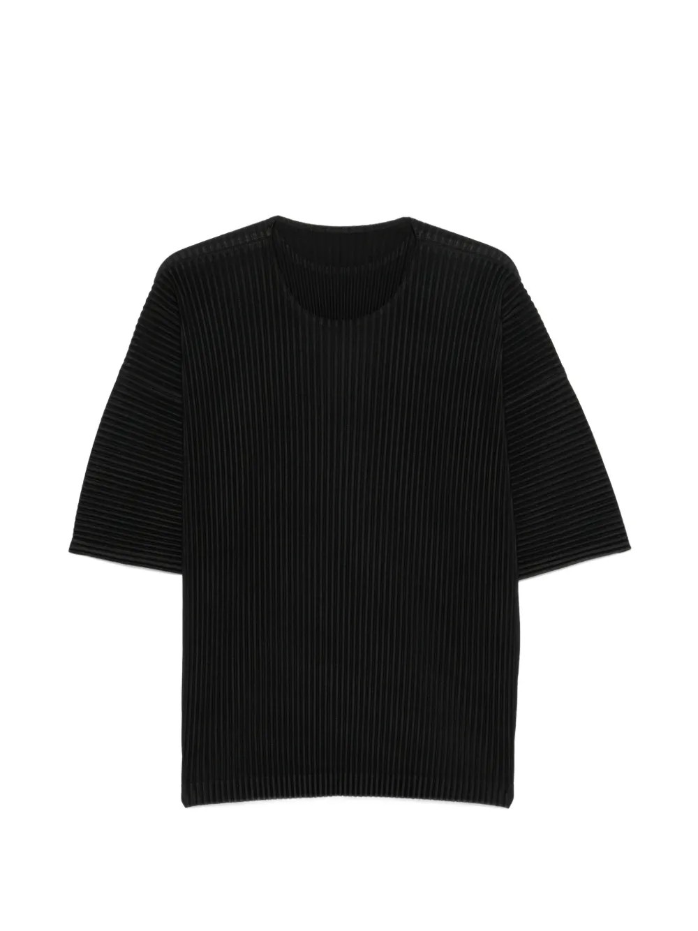 Homme Plissé Issey Miyake pleated-design T-shirt - Nero