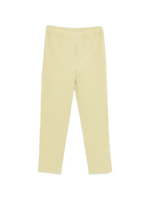 Homme Plissé Issey Miyake pantalon plissé à taille élastiquée