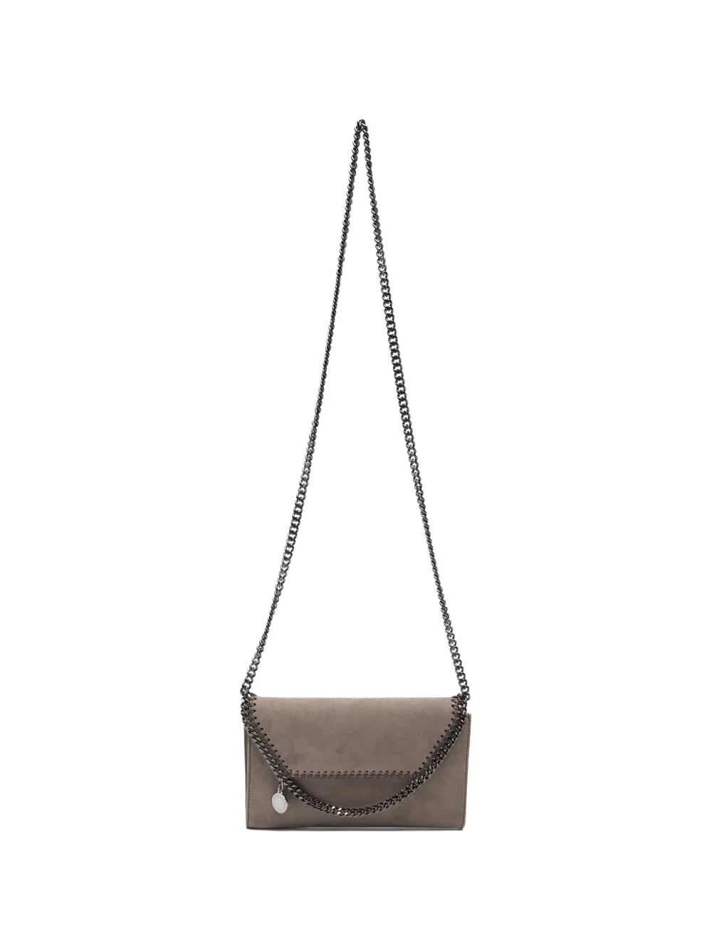 Stella McCartney Falabella chain-trim crossbody bag - Grigio