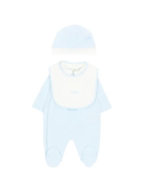 Fendi Kids Strampler mit Teddy-Print (3er-Set)