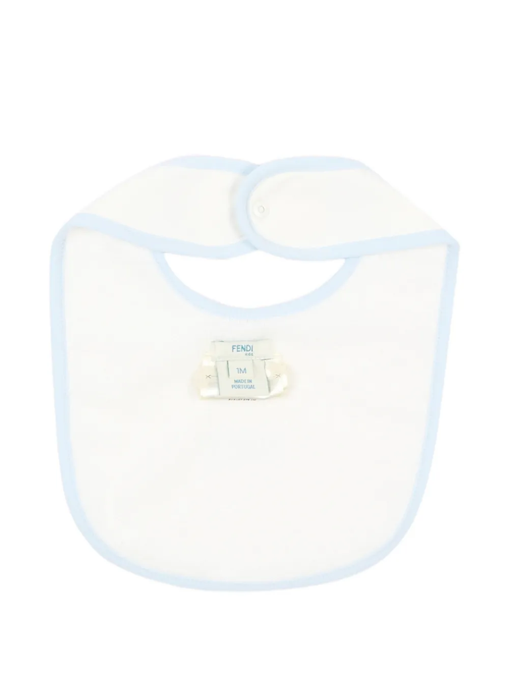 Fendi Kids Driedelige babyset met beerprint Blauw