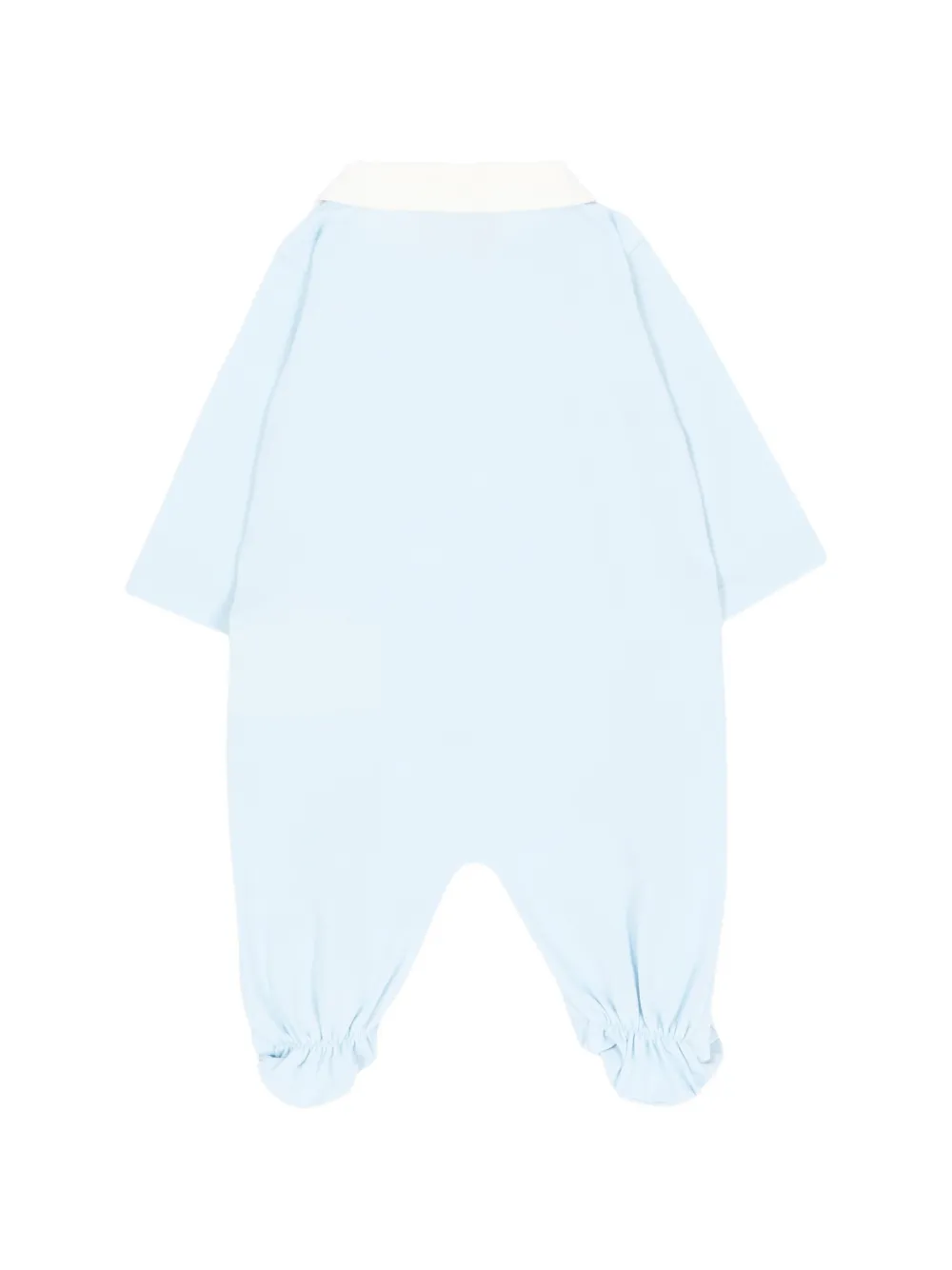 Fendi Kids Driedelige babyset met beerprint Blauw