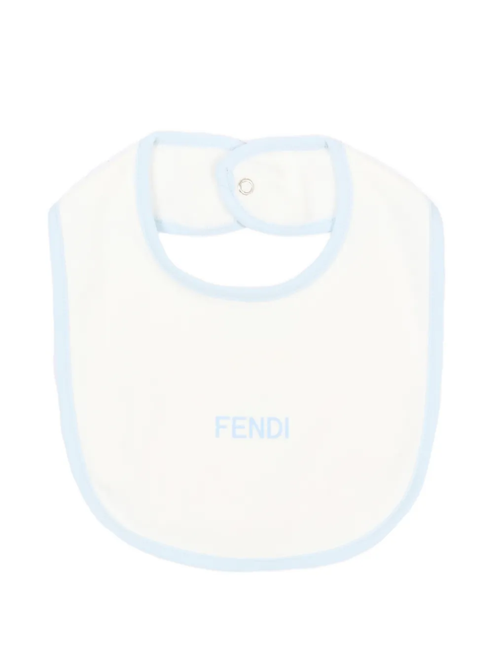Fendi Kids Driedelige babyset met beerprint Blauw