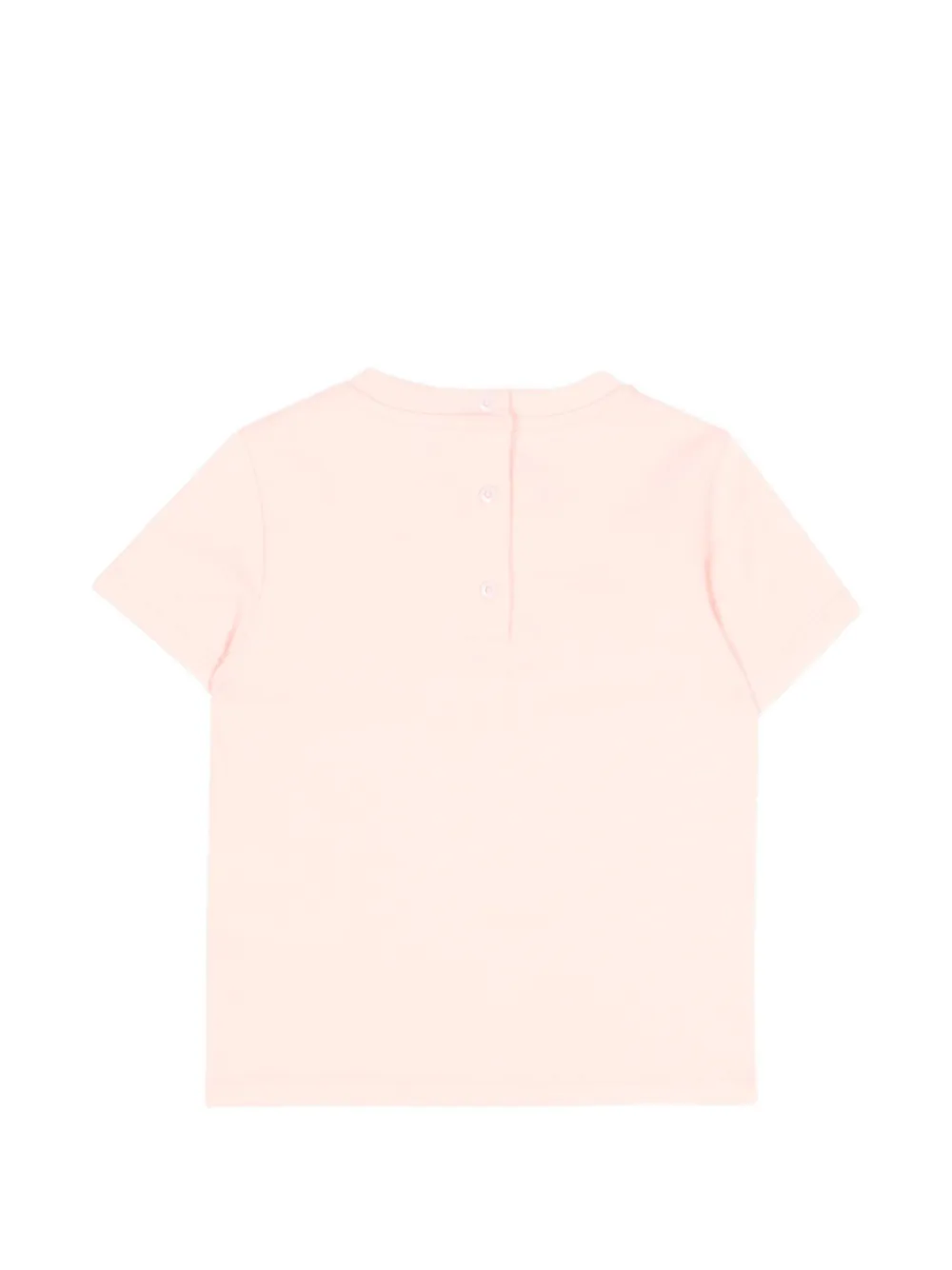 Fendi Kids T-shirt met geborduurd logo Roze