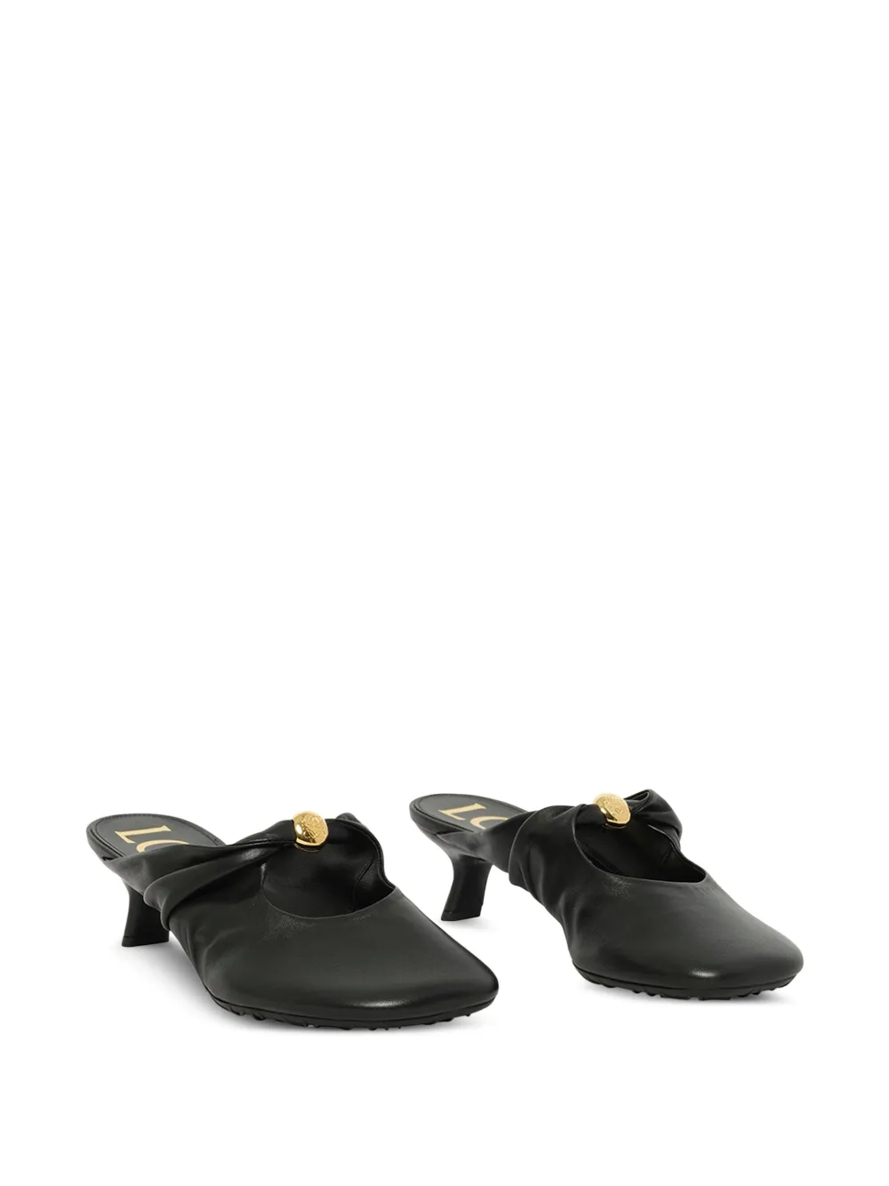 LOEWE Pebble zachte muiltjes Zwart