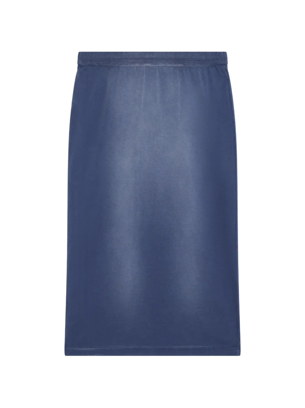 Acne Studios Midi-rok met trekkoord en logoprint Blauw