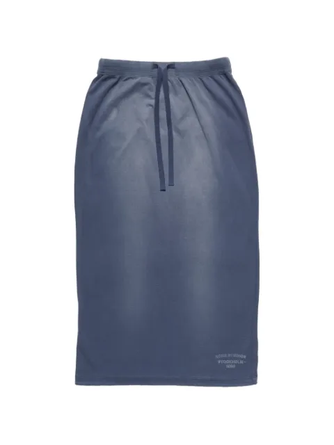 Acne Studios sprayed logo skirt