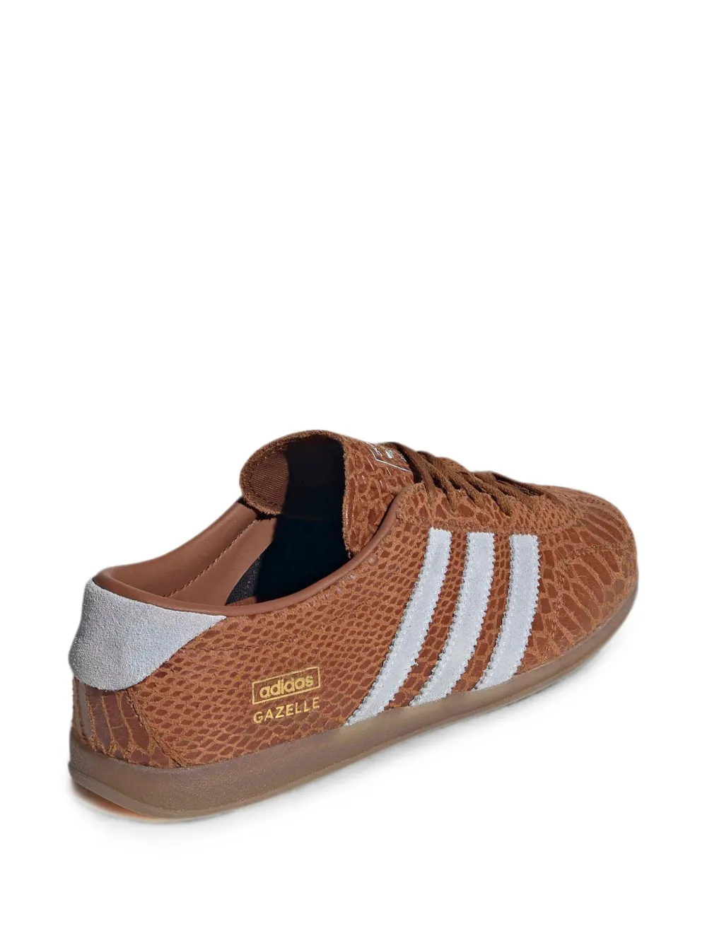 adidas Gazelle LO PRO sneakers met slangen-effect Bruin