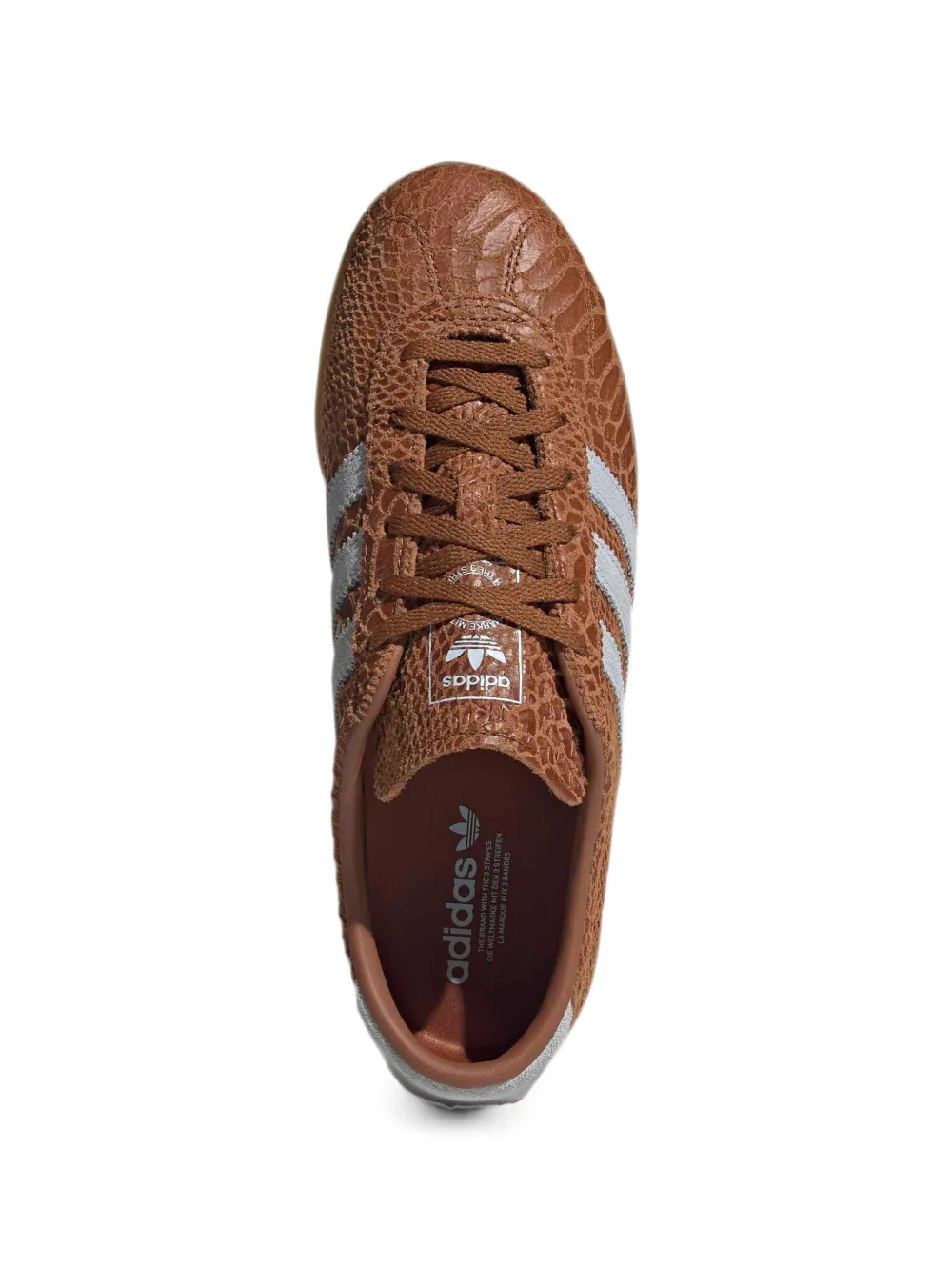 adidas Gazelle LO PRO sneakers met slangen-effect Bruin