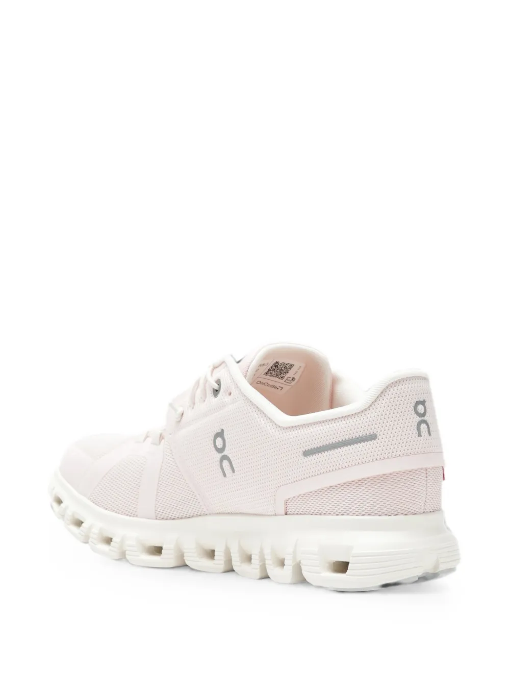 On Cloud 6 mesh-panelled sneakers Roze
