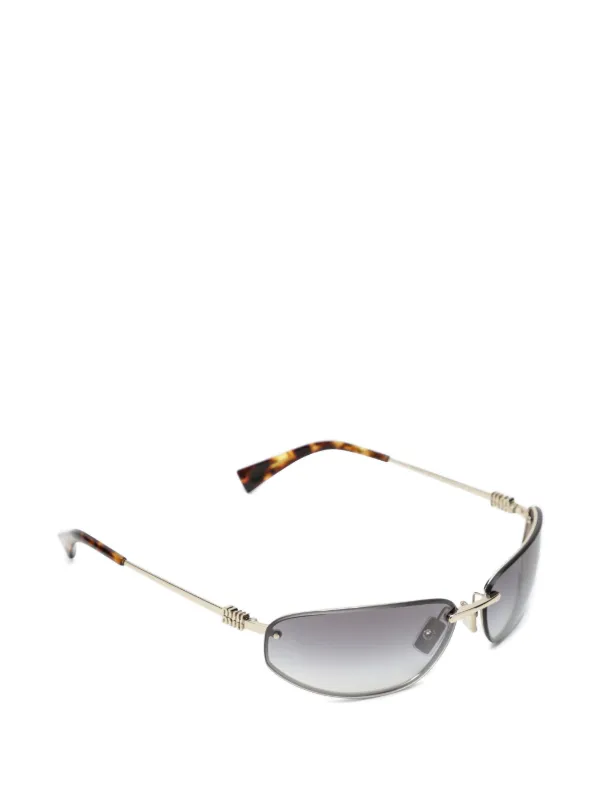 miumiu ノクターン サングラス Miu Miu Eyewear Miu Nocturne Sunglasses | Gold | FARFETCH