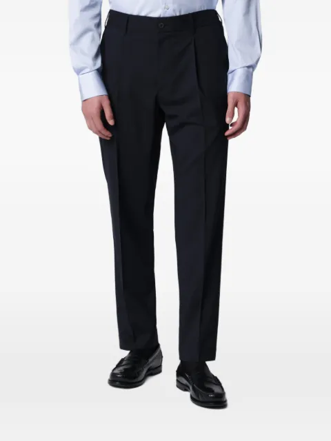 Santaniello pantalon Irno à design plissé