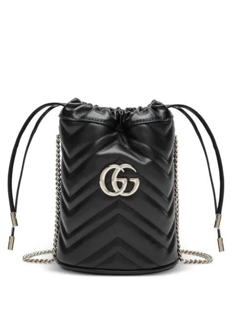 Gucci small GG Marmont bucket bag